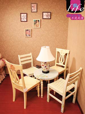 手繪家具：花鳥蟲魚登堂入室