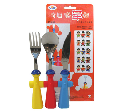 一家牽手可愛餐具組合