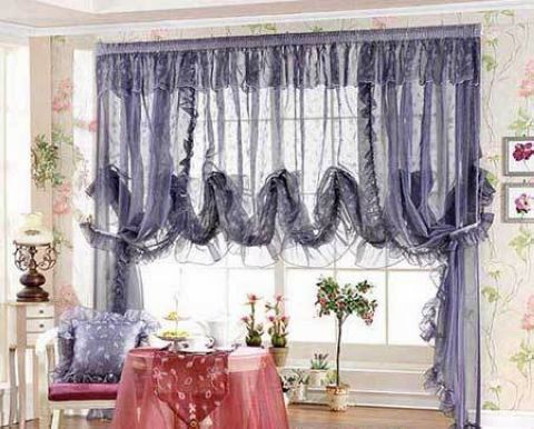 飄逸紗窗柔化冬季居室生硬表情