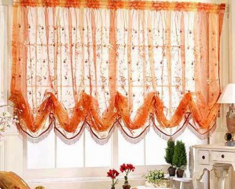 飄逸紗窗柔化冬季居室生硬表情