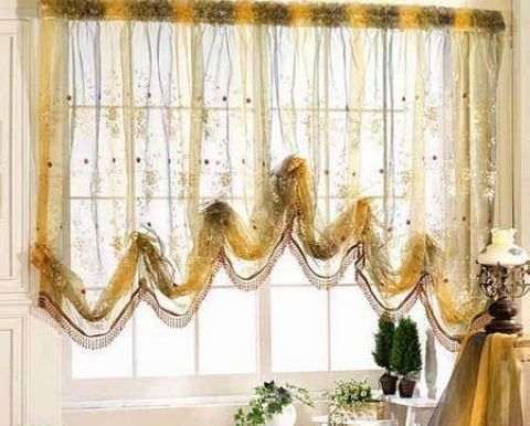 飄逸紗窗柔化冬季居室生硬表情