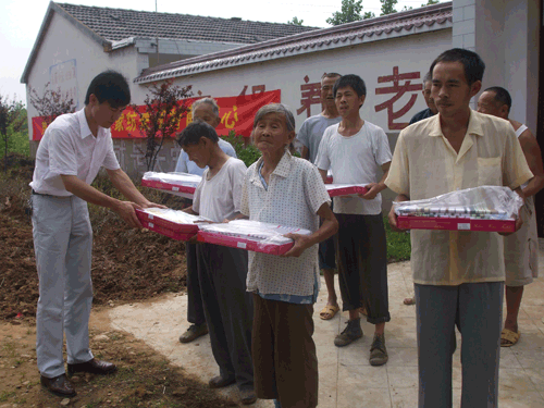 雨蘭家紡六安店開業愛心捐贈