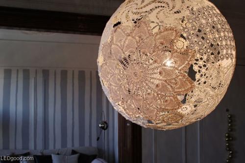 光影魅力的蕾絲燈