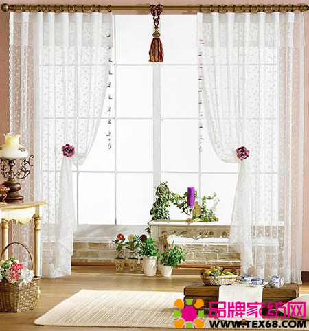 蕾絲窗簾打造溫馨情調生活