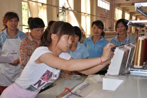 如意家紡:技能比武提質增效