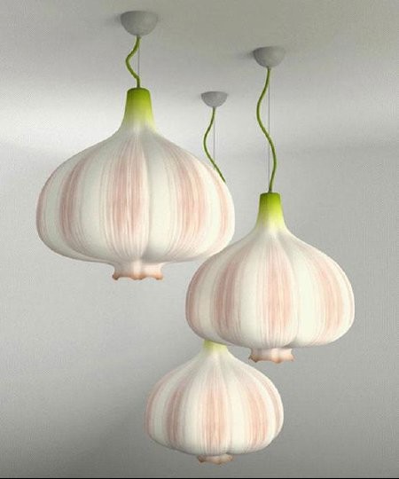 加一點(diǎn)創(chuàng)意:大蒜吊燈